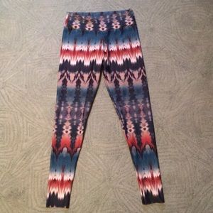 Jiva Yoga Leggings - Cabana Print